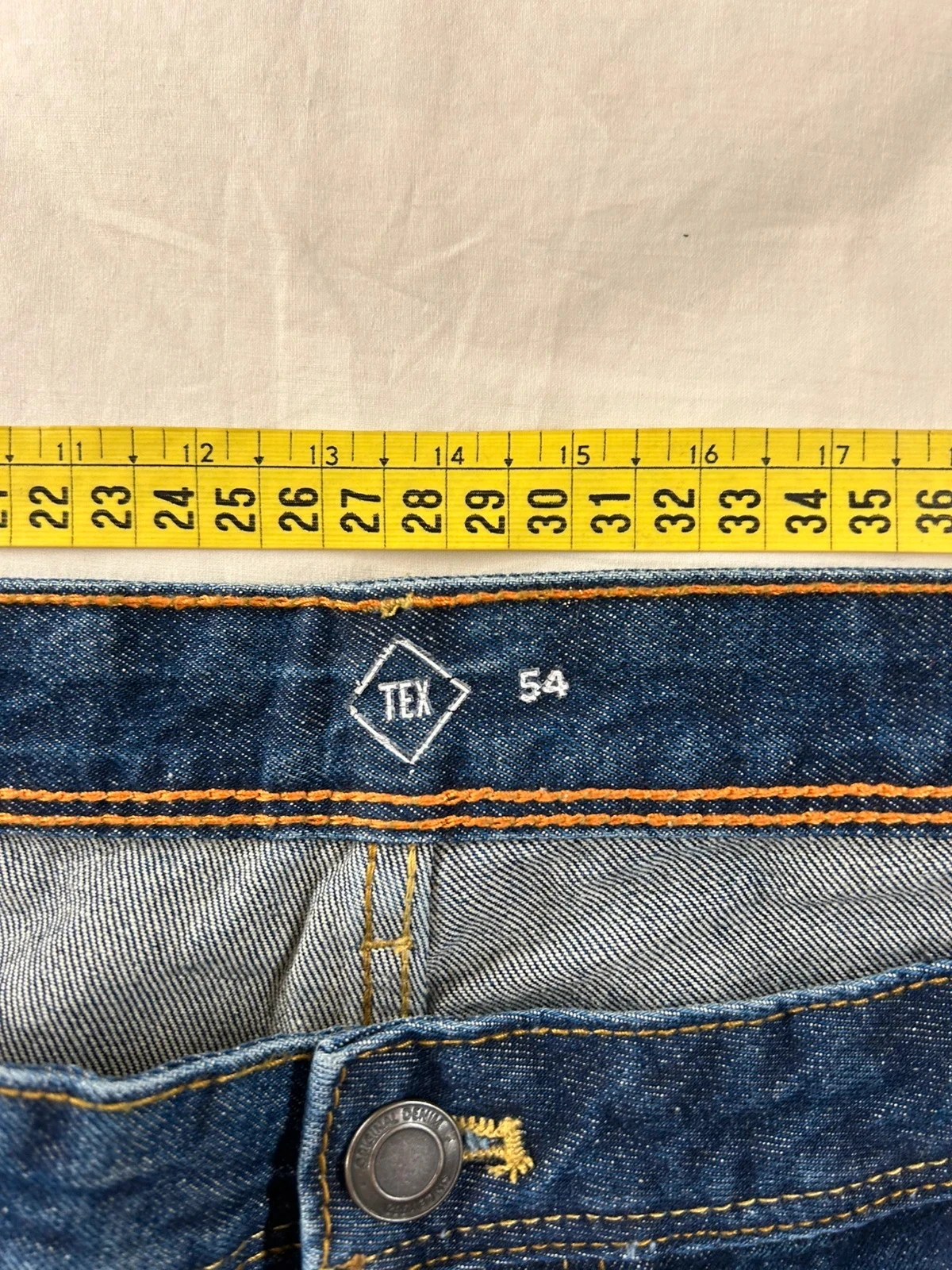 Navy blue tex straight jeans size 54 – photo 11